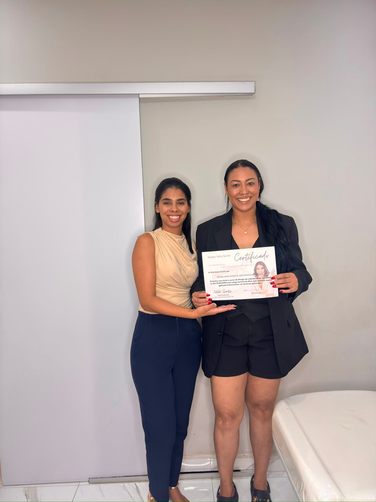 Aluna certificada